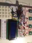 Passcode lock on a breadboard