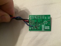USB Wildcard board wired for photobooth (back side)