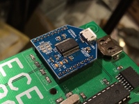 USBBee, on a board