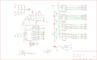 Schematic sheet 1, showing microcontroller, power, and real-time clock